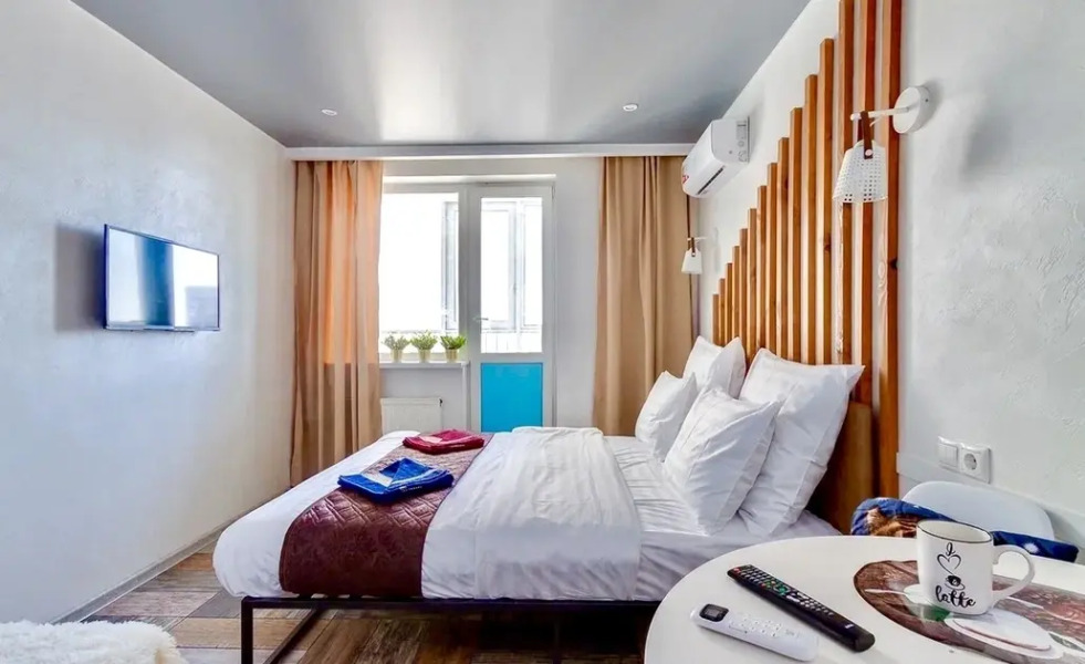 Апартаменты Уютная Студия с большой лоджией в доме бизнес-класса