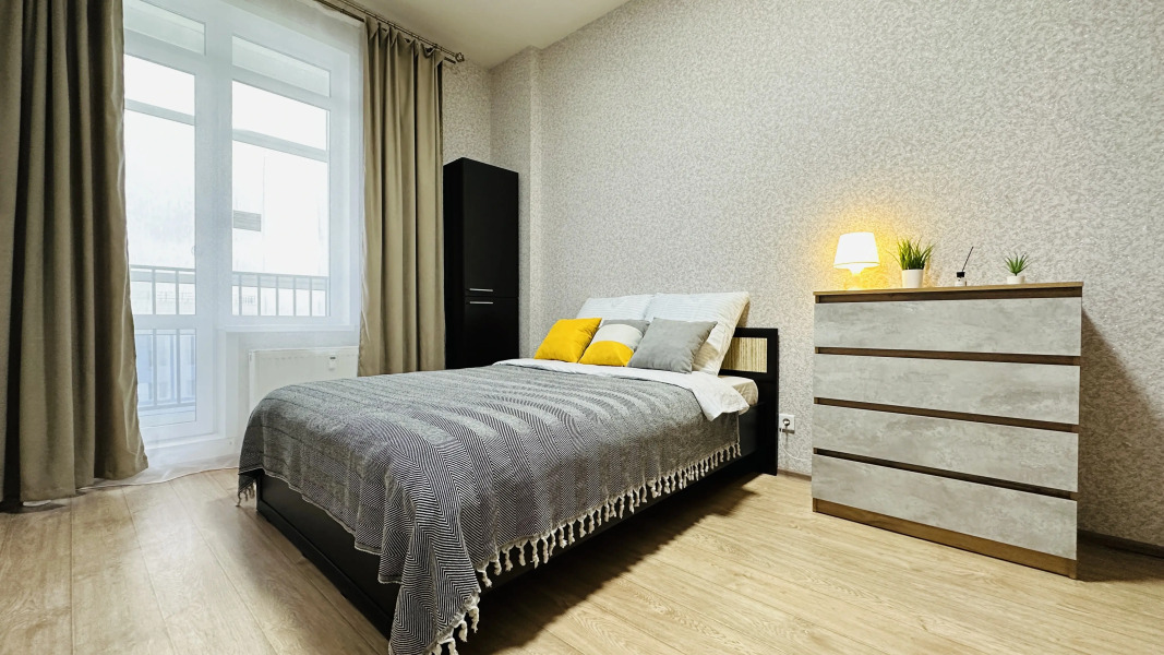 Квартира Уютная Евро-двухкомнатная на 25 этаже