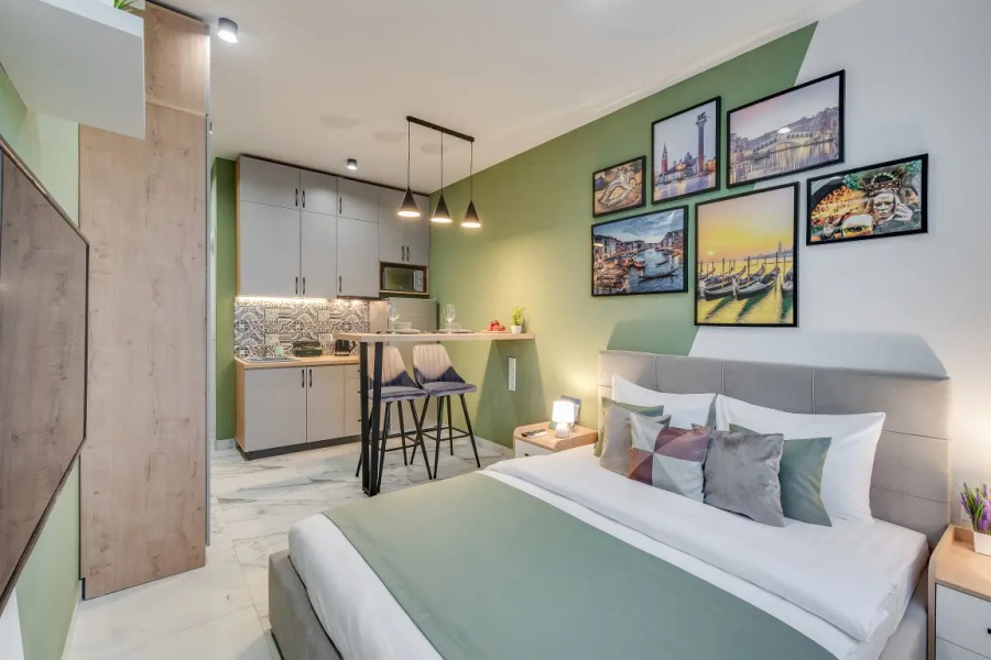 Апартаменты Студия Арт-Апарты у Экспофорума 4