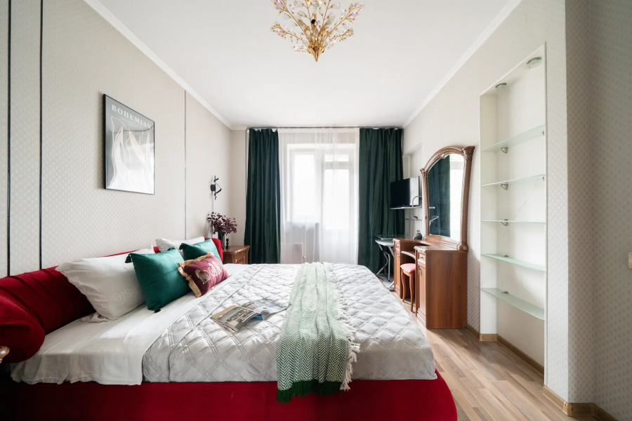 Квартира Просторная евродвушка Natali apart на метро Автозаводская