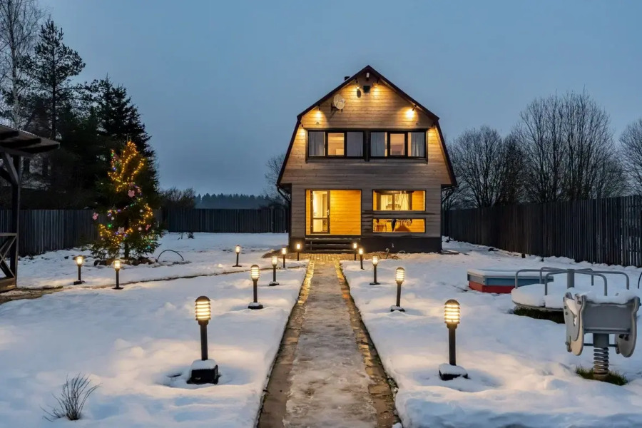 Частный дом с камином. Комфортный отдых. До 9 гостей