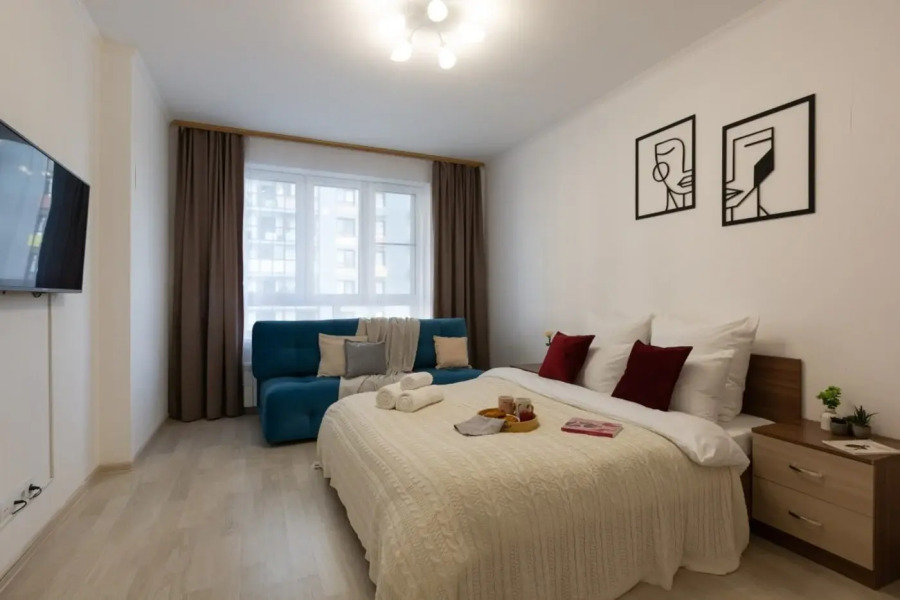 Апартаменты 2комнатные с балконом и с видом на Георгиевский проспект