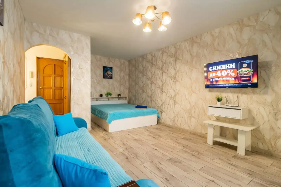 Уютная квартира до метро 3 минуты пешком со своим парковочным местом