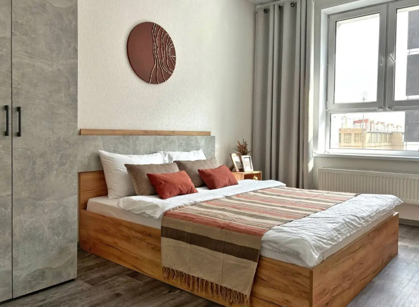 Квартира Атмосферная Рядом с Вокзалом для 2-х Гостей