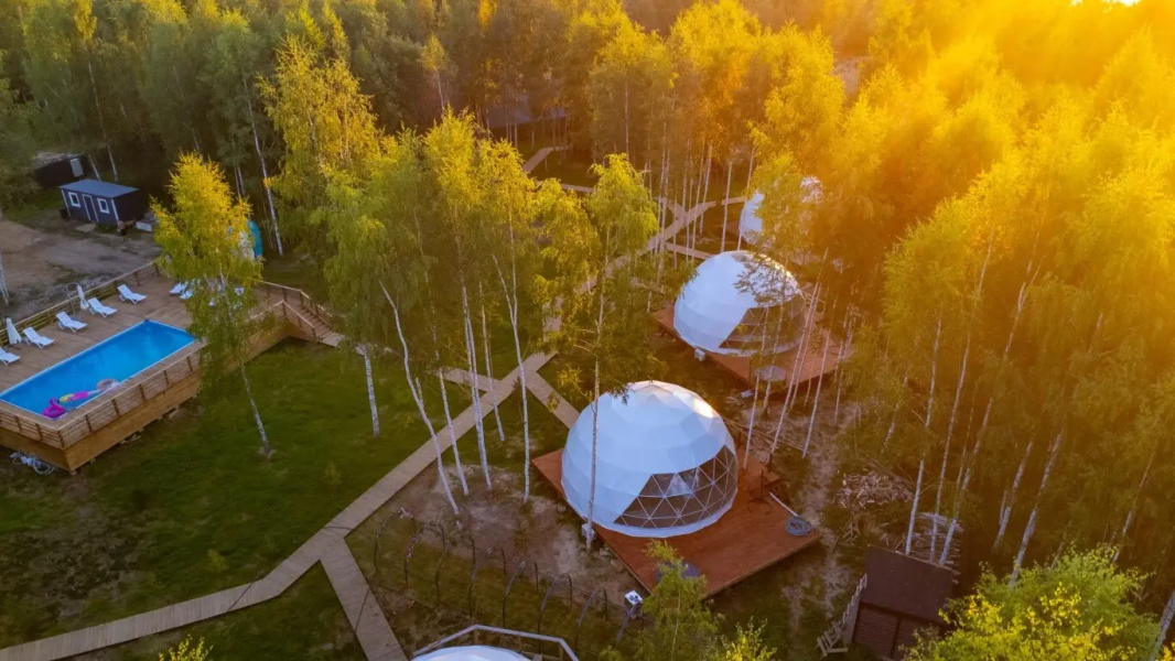 Шале На краю света Дом Купол