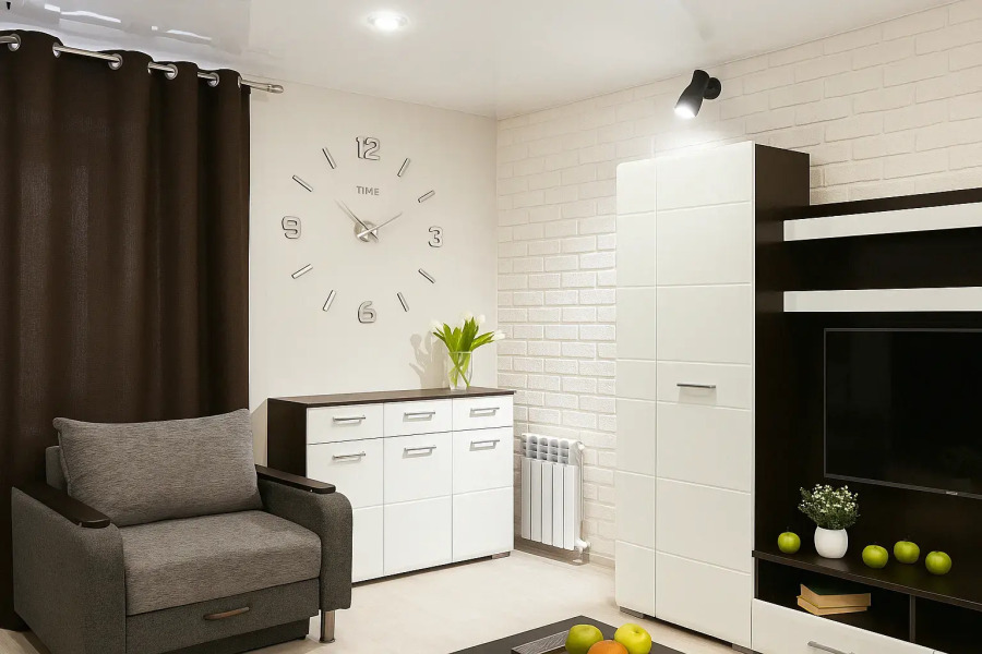 Квартира Уютная студия с видом на город