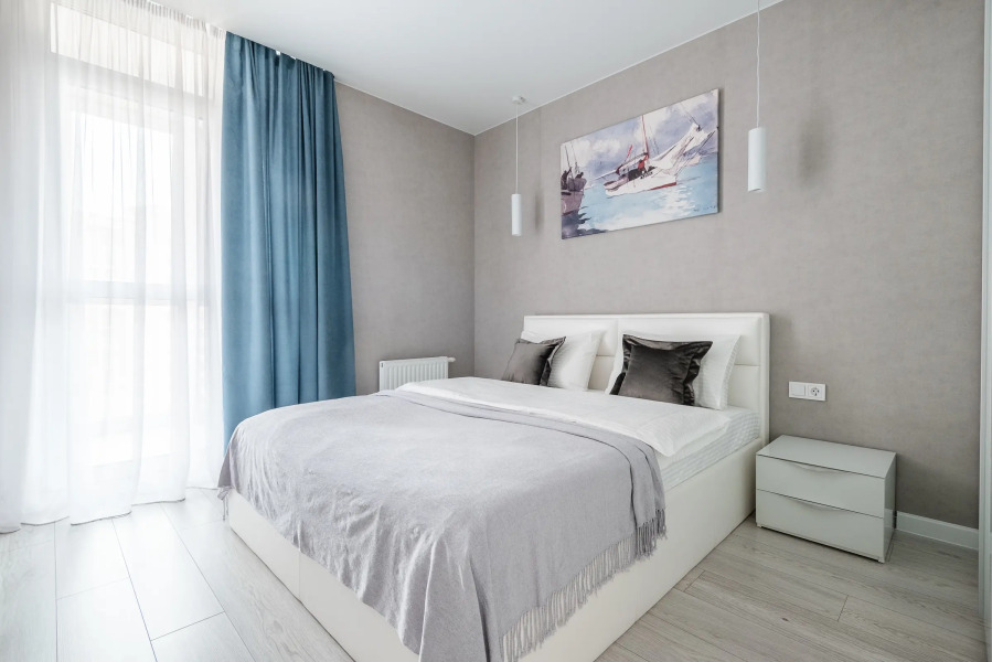 Квартира на сутки Парк Челюскинцев Кухня объединена с жилой зоной Отдельная спальня Современная техника Wi-Fi