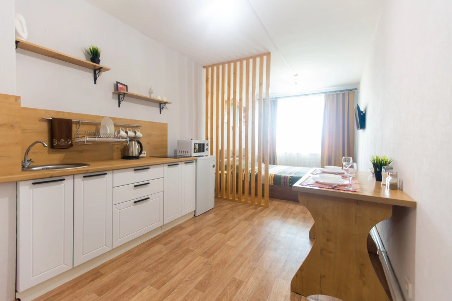 Апартаменты 9 Ночей Апартаменты №5 на Подгорной с Красивым Видом на Реку