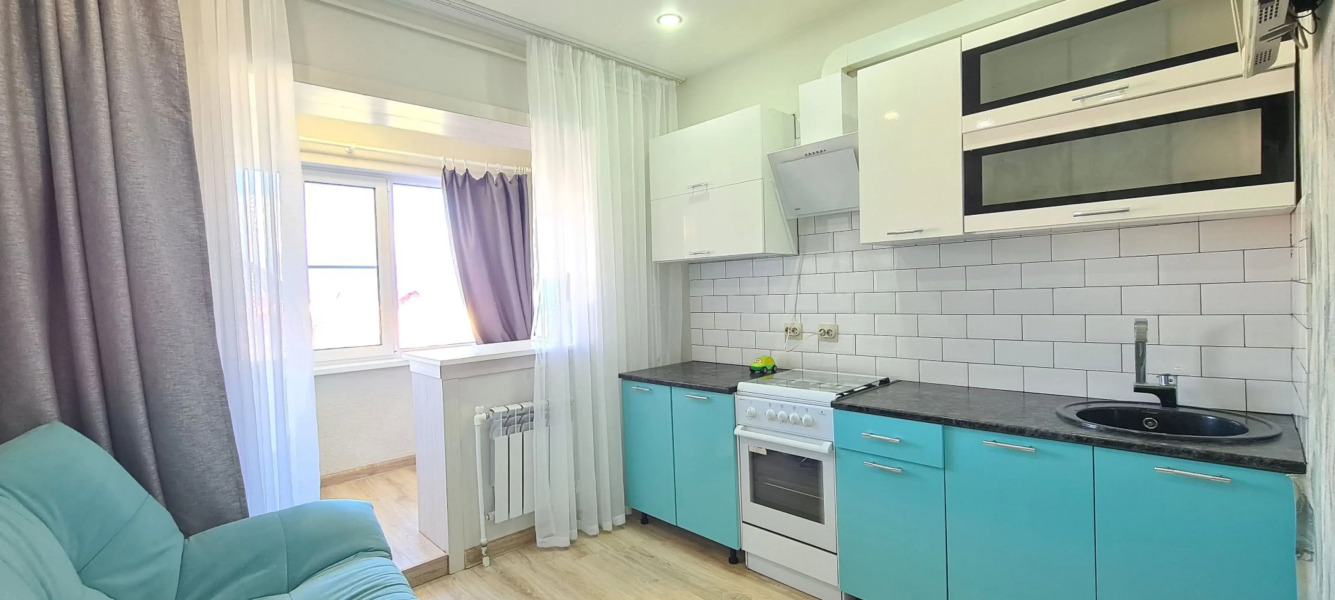 Квартира Илне - 1к квартира в стиле Fresh mint для уютного проживания 1-2 человек