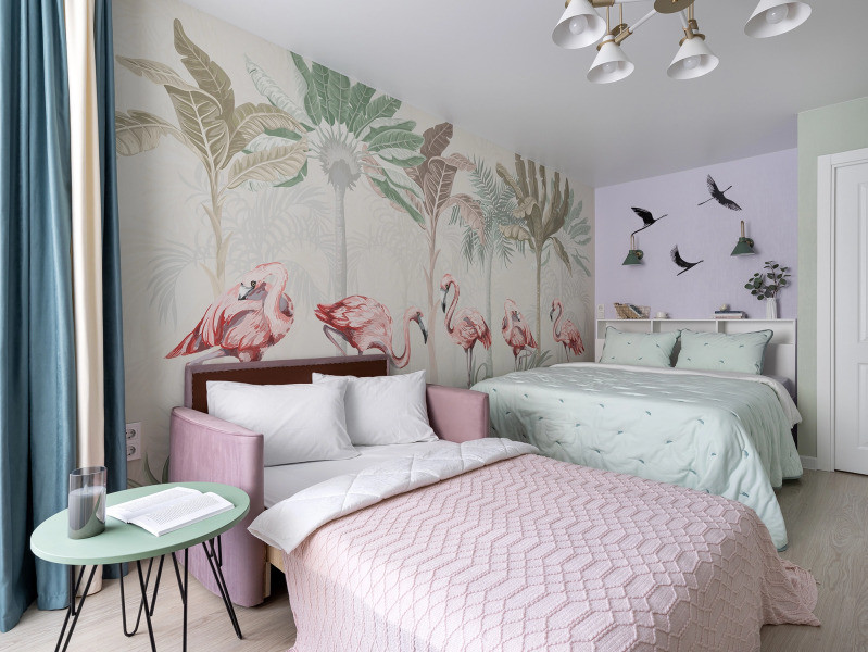 Квартира дизайнерская Ютно Фламинго в Зеленогорске