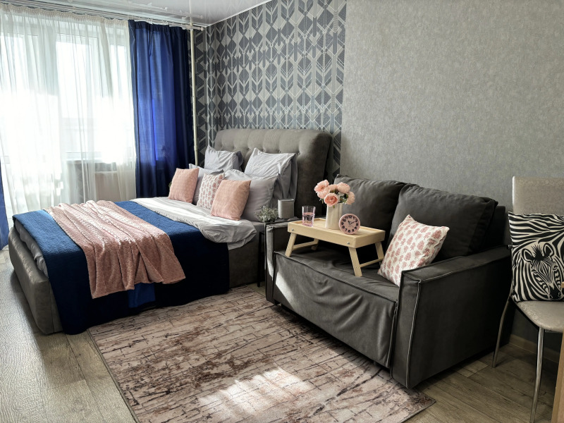 Апартаменты Уютная Студия с Красивым Видом на Город