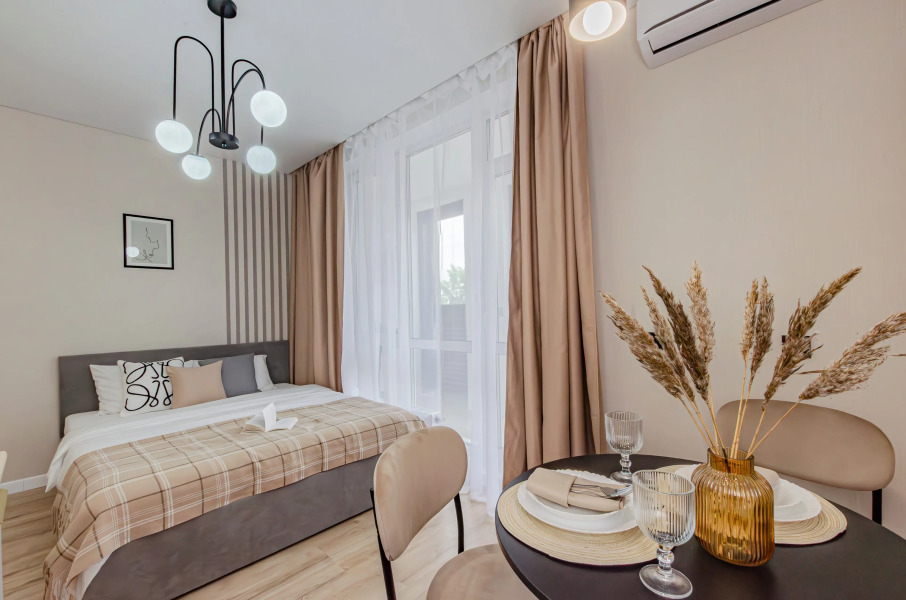 Апартаменты Йорт Уютная Студия в Жк Открытие