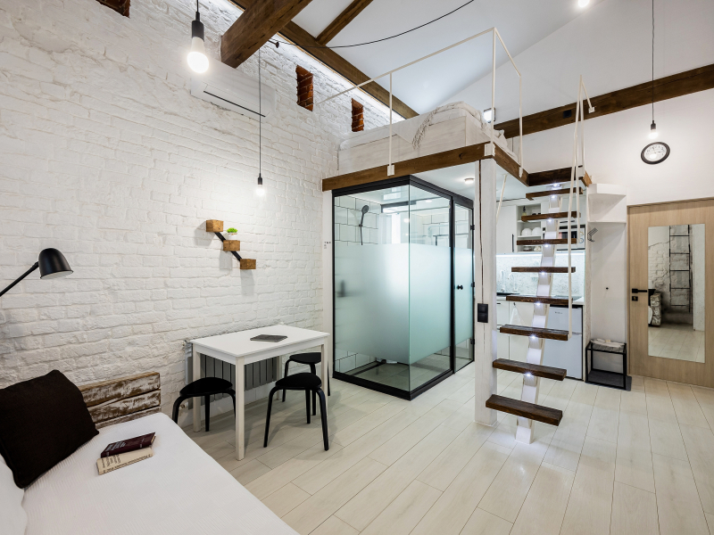 Апартаменты Лофт 2 Двухуровневые на Грузинской Улице 41А