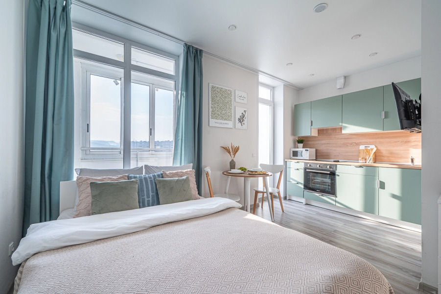 Квартира Стильная студия у аквапарка