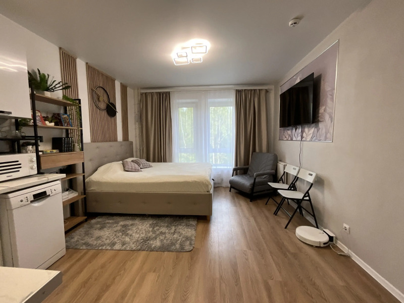 Квартира Уютная Студия в Тишине Возле Леса