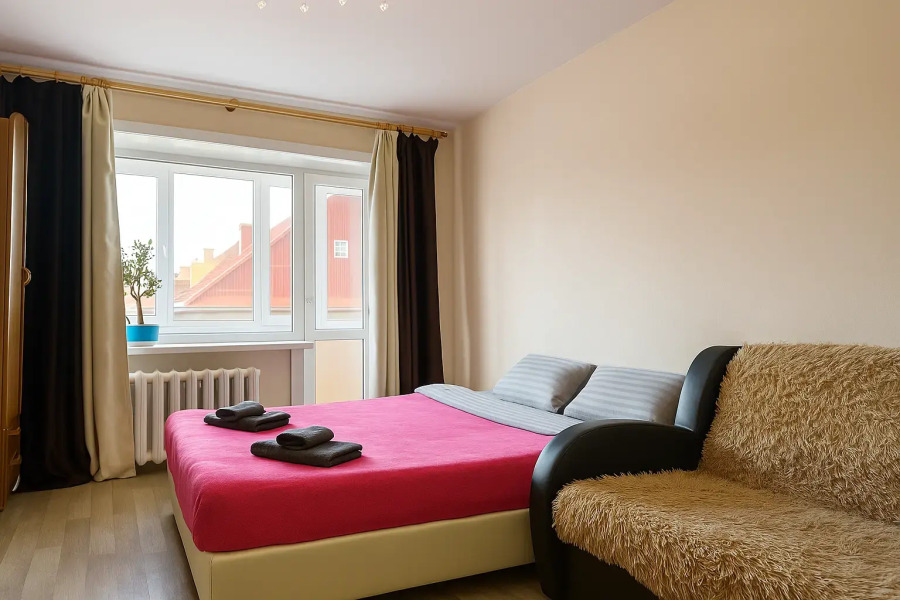 Квартира Солнечная Однушка у Площади Победы