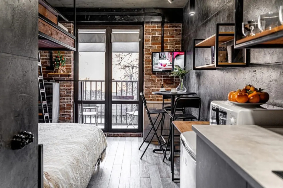 Квартира Студия 10 в стиле лофт