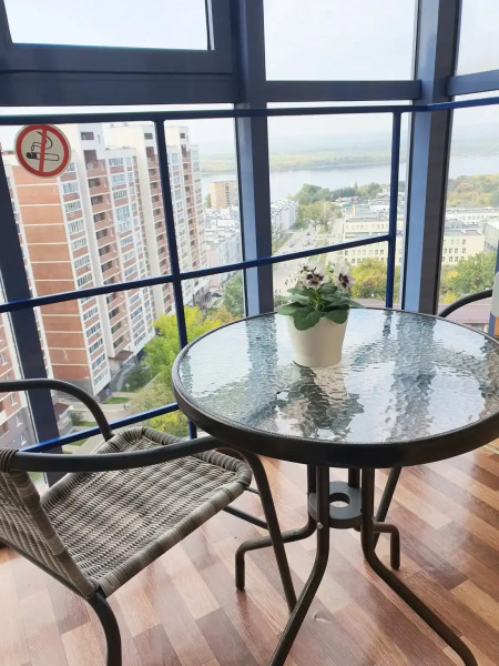 Квартира EL'HOME Евродвушка с панорамным видом на Волгу