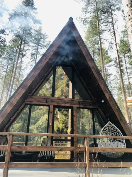 Частный дом Уютный дoм A-frame