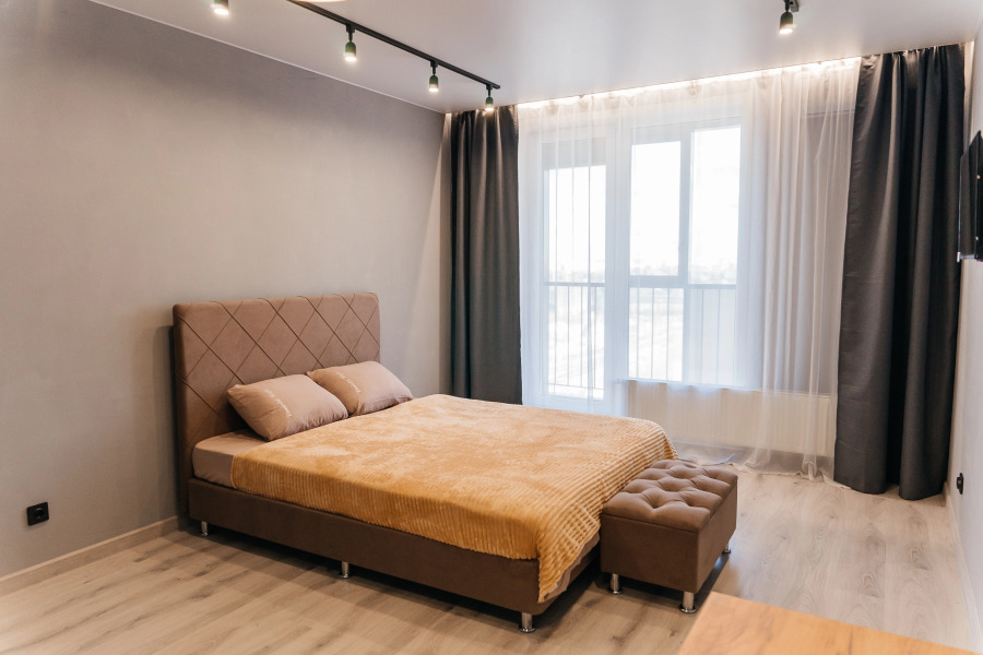 Квартира Стильная Студия с Джакузи Рядом с ЖД Вокзалом