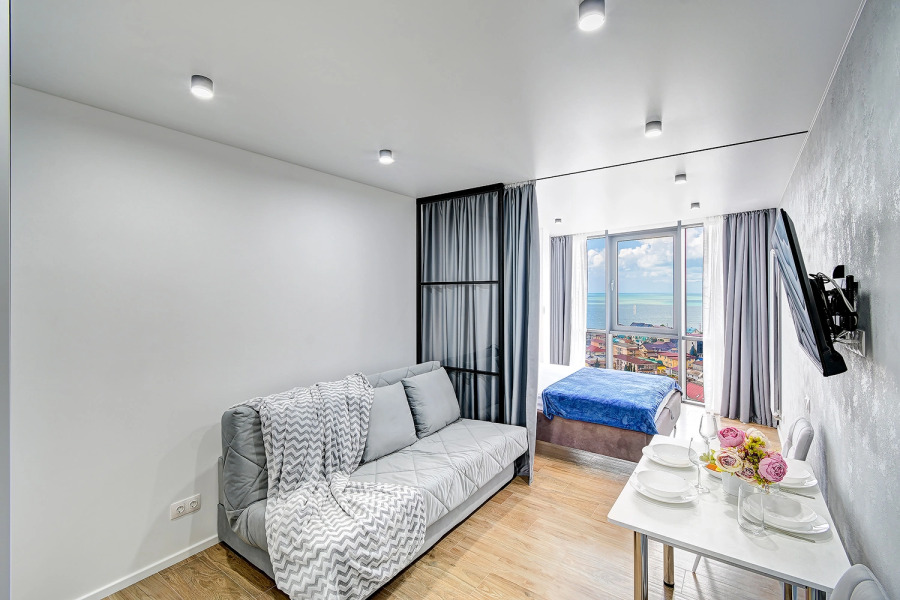 Апартаменты Люкс MorskayaSimfonya-2 с панорамой на море и бассейном на территории ЖК