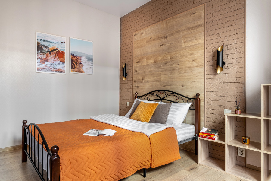 Апартаменты Двухэтажные в Стиле Гранж от Home Group apartments