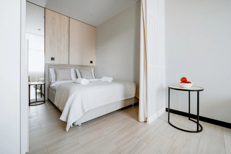 Апартаменты Море Квартир Современная студия с видом на горы Абхазии