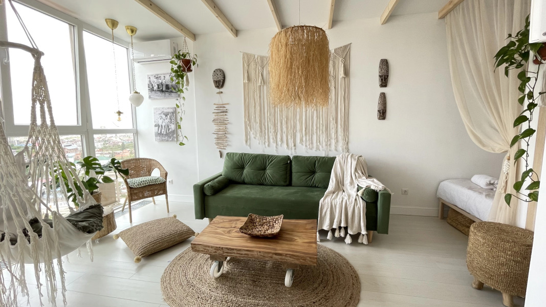 Апартаменты Студия в Духе Балийской Виллы в Краснодаре