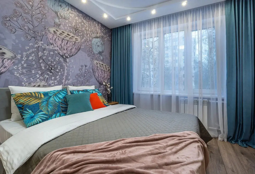 Квартира трехкомнатная Queenstay Остров мечты на Коломенской