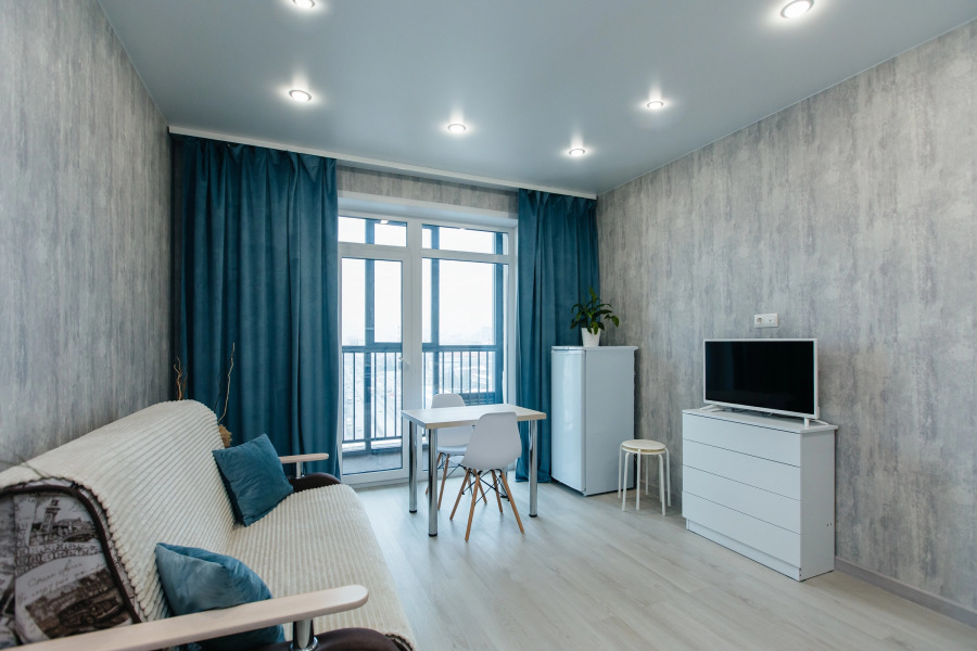 Квартира Комфортная Двухкомнатная с Видом на Реку