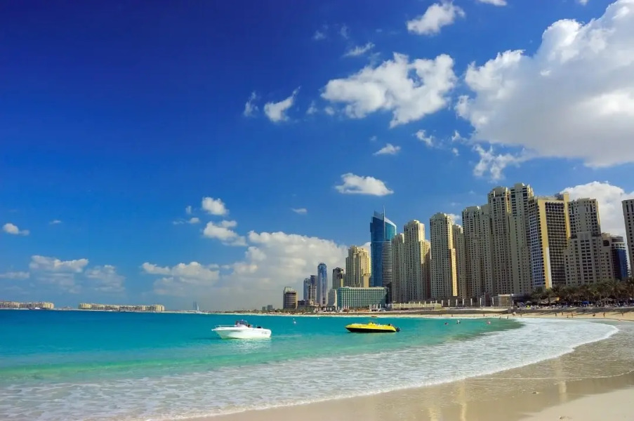 Апартаменты Studio on JBR, SEA view, POOL, Gym, LARGE terrace