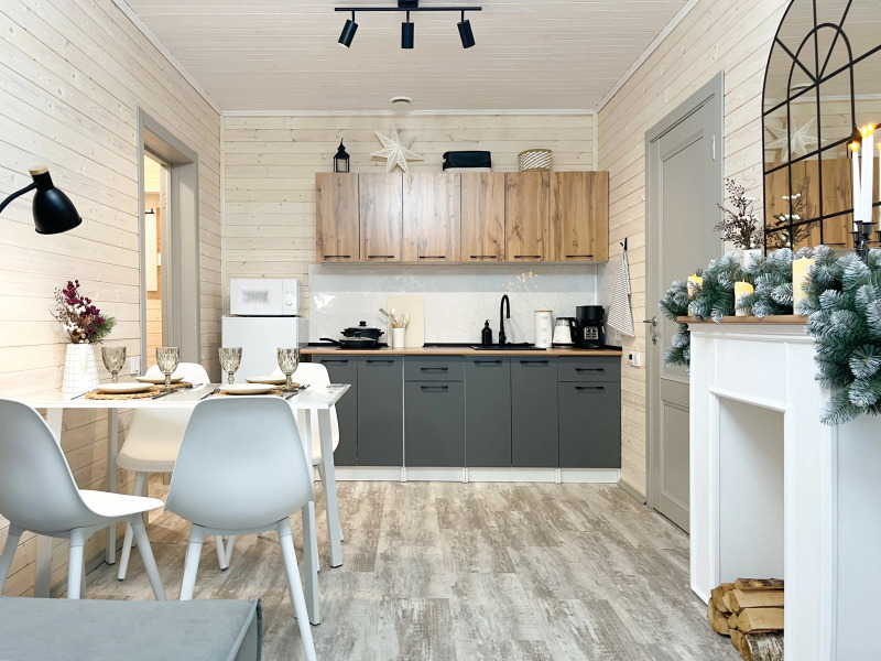 Частный дом DreamStaySPB Сканди дом с фотозонами и сауной у Залива