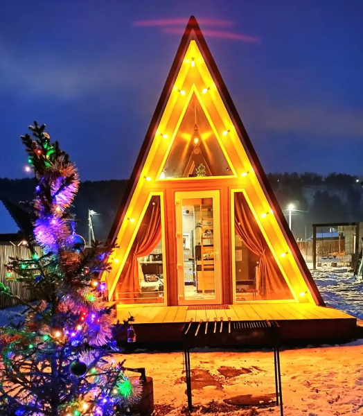 Частный Дом А-Frame на Малиновой