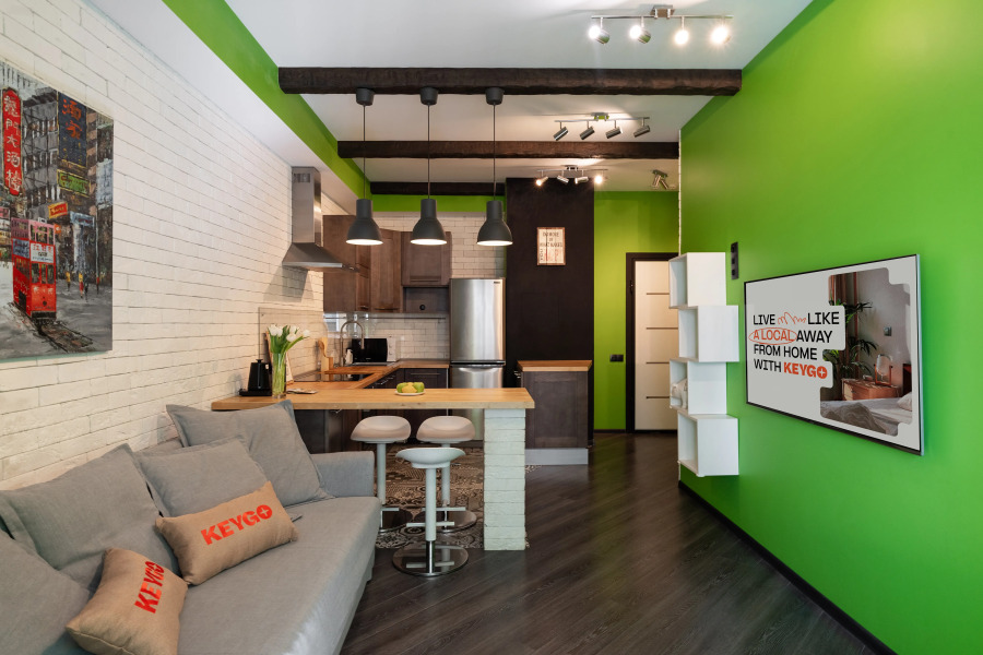 Апартаменты KeyGo 1003 рядом с метро Водный Стадион