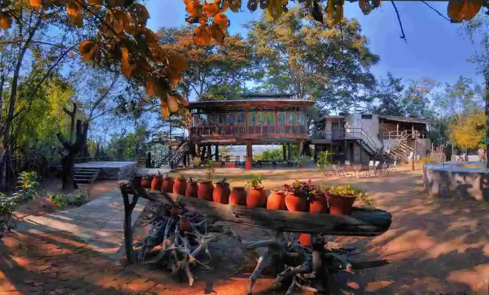 Жилое помещение Pugdundee safaris- Ken river lodge Panna