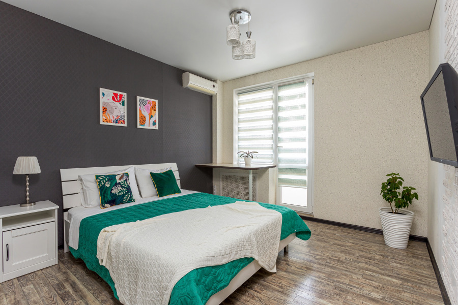 Апартаменты двухкомнатные недалеко от центра и парка