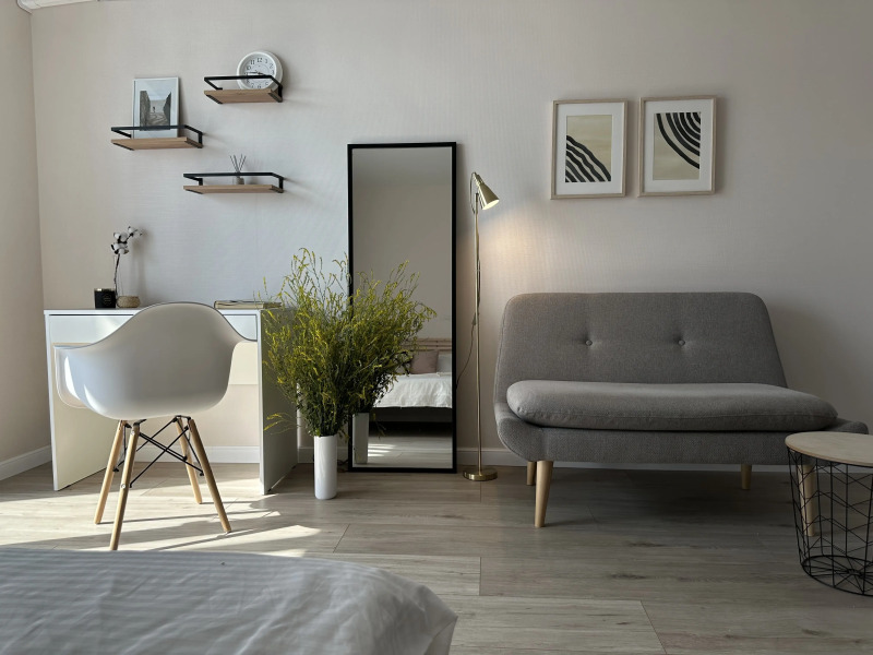 Апартаменты Happy Cream Студия в Доме Комфорт Класса Недалеко от Центра Казани