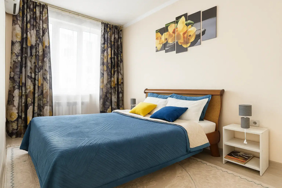 Квартира Уютная евродвушка в центре ЖК Атлант