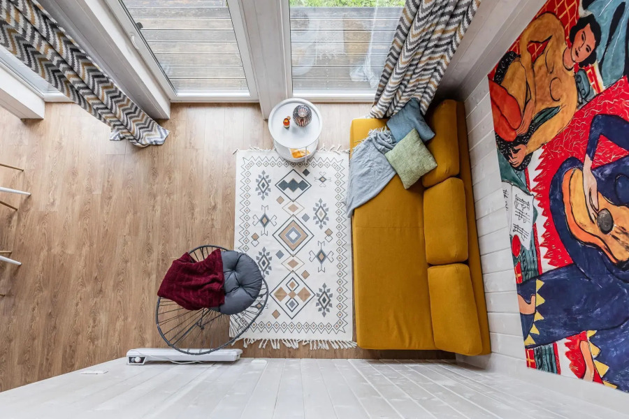 Частный Дом Яркий панорамный с видом на лес