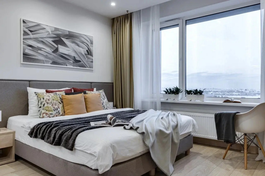 Апартаменты Family Lux с панорамным видом на Остров Мечты и на город