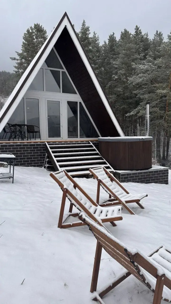 Шале с потрясающим видом на горы в Камлакское