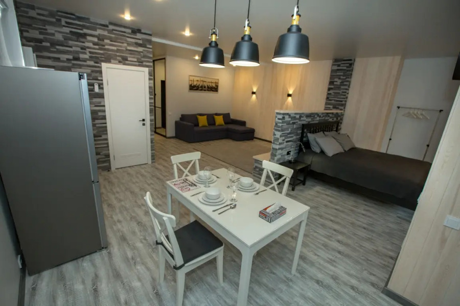 Апартаменты Central Place Vladivostok Премиум с видом на Мосты и Залив (4)