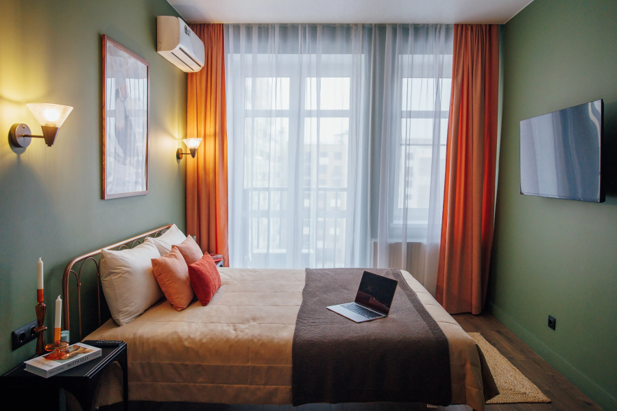 Квартира Новая Студия Сказка в Центре Города