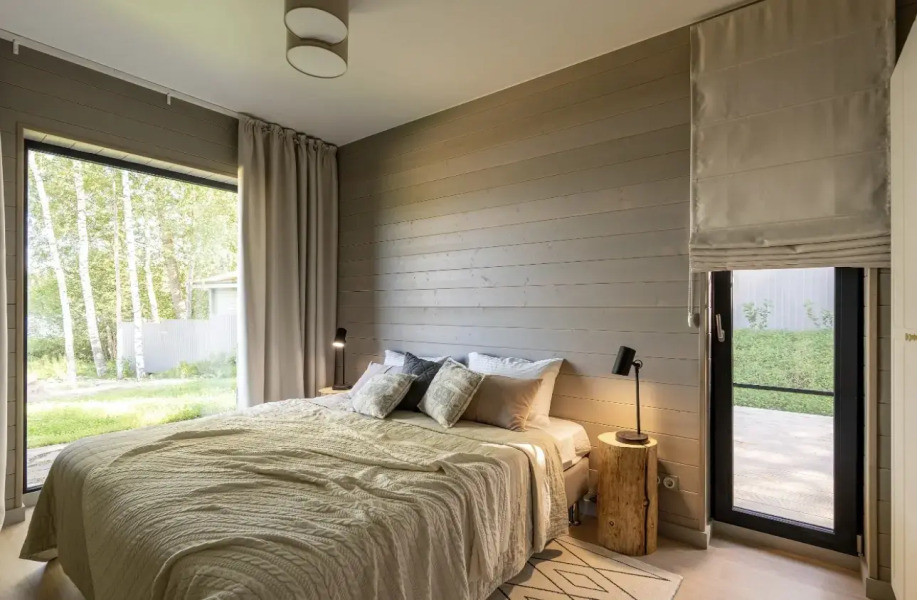 Гостевой дом Дом с сауной  у озера 70м