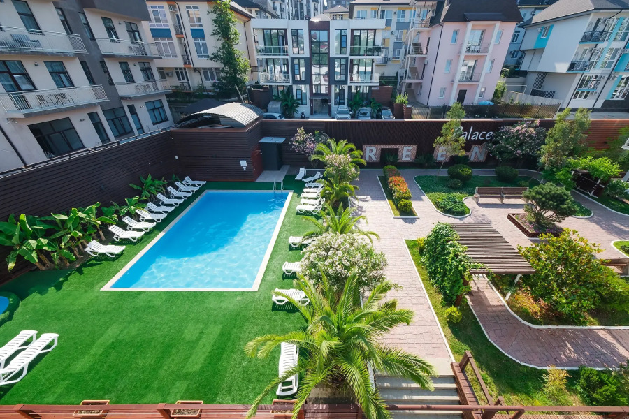 Апартаменты Green Palace 10 С Подогреваемым Бассейном Круглый Год