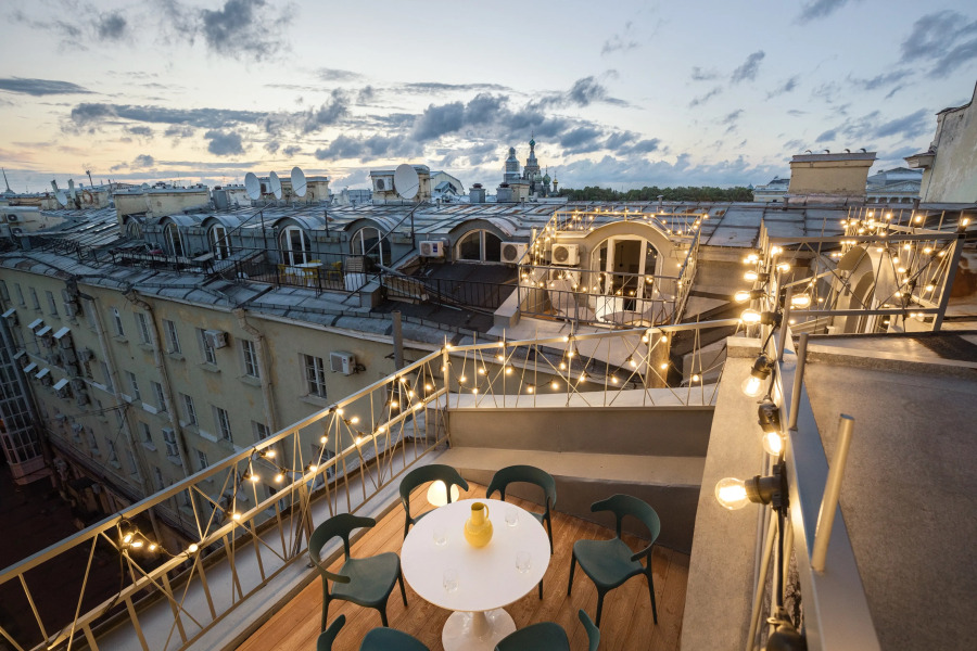 Апартаменты двухуровневые Benua 170 кв.м с Тремя Террасами Напротив Русского Музея