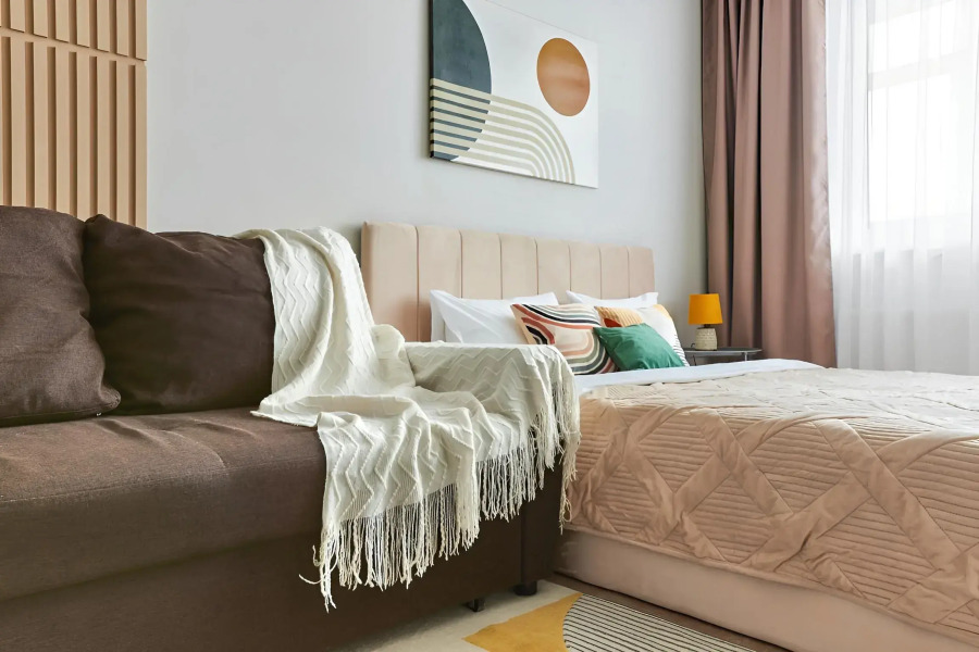 Квартира Уютная двухкомнатная недалеко от Парка Галицкого