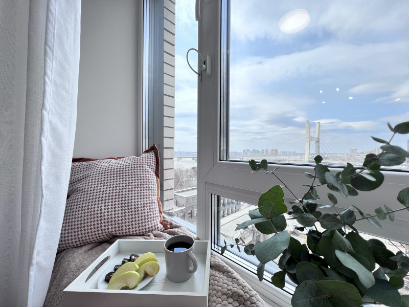 Апартаменты Студия с видом на Центральный мост