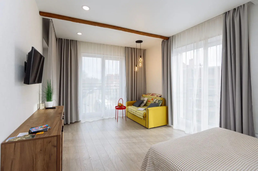 Апартаменты  на первой линии у моря