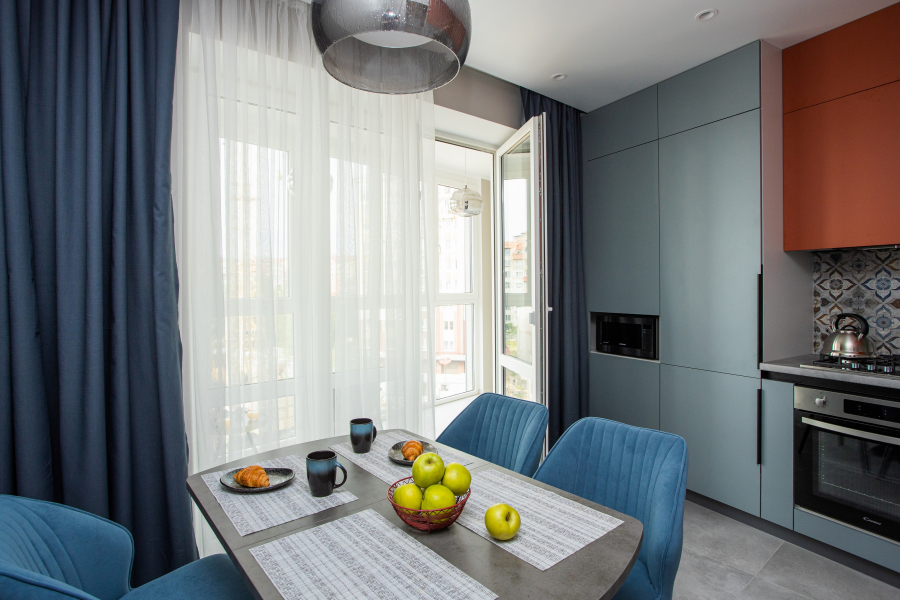 Квартира с видом на озеро